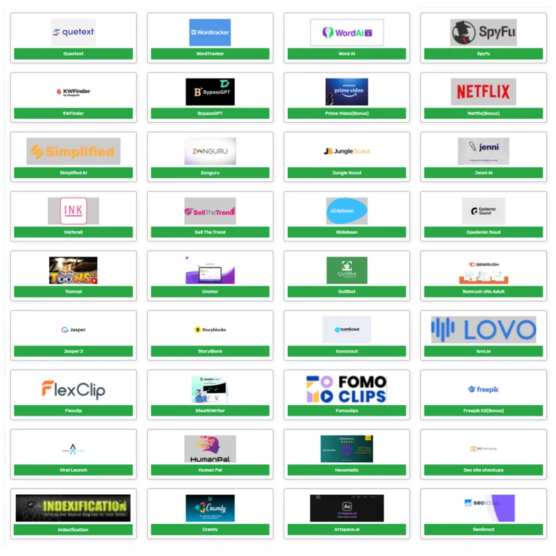 100+ Premium Tools Subscription