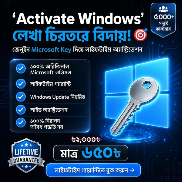 Windows 10-11 Authentic License Key