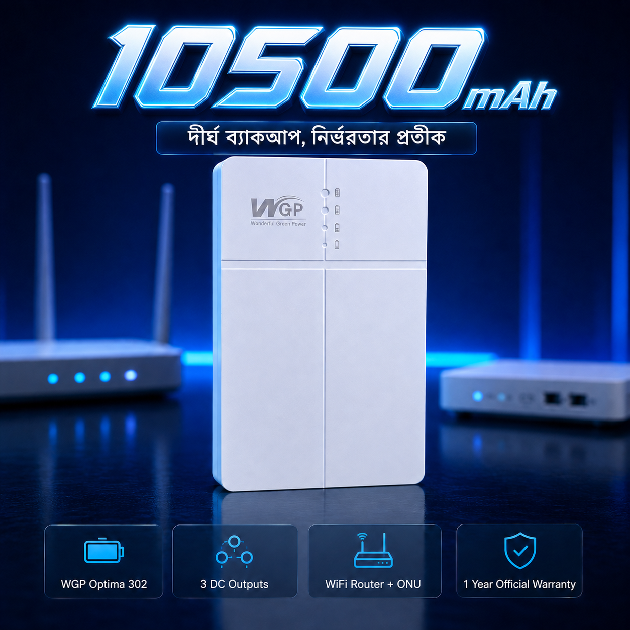 WGP Optima 302 Mini UPS 10500mAh